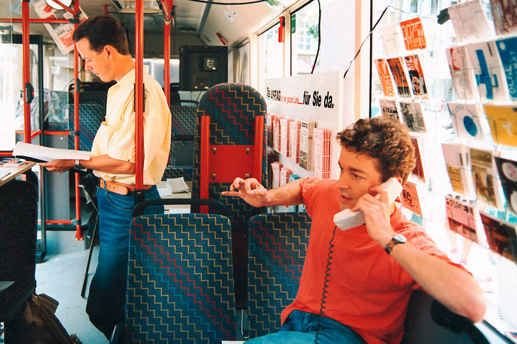 info-ecke im bus